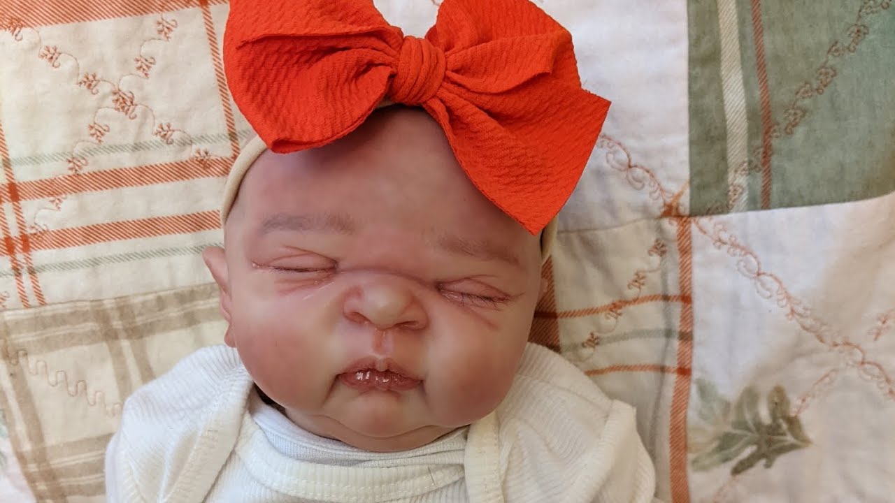 Oh no I found a mark on my reborn doll, ink or marker ? - YouTube