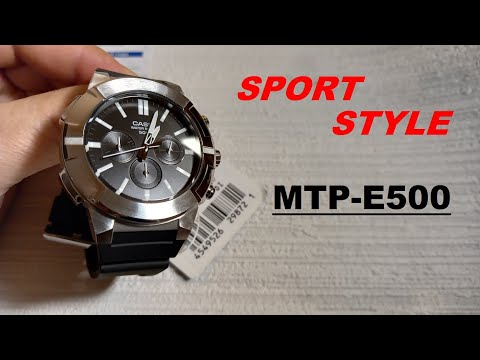 MTP- E500-1A CASIO ХРОНОГРАФ / CASIO CHRONOGRAPH