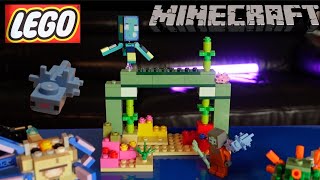 Minecraft LEGO The Guardian Battle by Me and E-man 122 views 1 year ago 6 minutes, 25 seconds