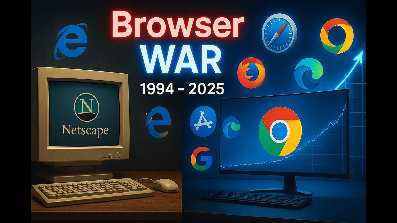 Browser Market Share Worldwide (1994-2025) | Most Popular Web Browsers | Top 10 Best Web Browsers