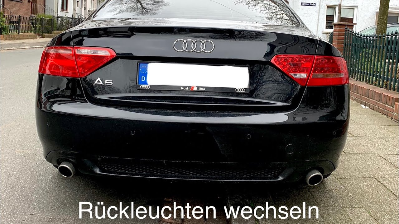 Audi A5 B8/8T Rückleuchten wechseln - Ich baue Led Heckleuchten am Audi A5 ein- Led Heckleuchte A5