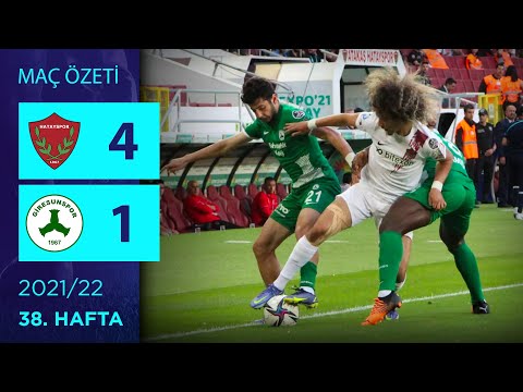 ÖZET: Atakaş Hatayspor 4-1 Giresunspor | 38. Hafta - 2021/22