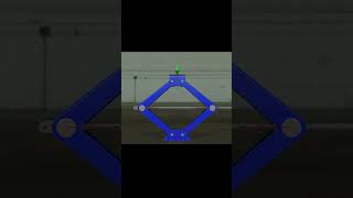Information Inventor Dynamic Simulation: Manual Scissor Jack, load vector directions and magnitudes Update