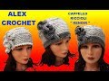 CAPPELLO UNCINETTO "RENOIR" con riccioli Alex Crochet TUTORIAL ogni taglia facile