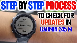 How To Update Software On Garmin Forerunner 245 Music 🤔