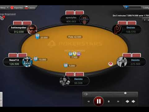 João Vieira dá "grandes folds da humanindade" contra Brunno Botteon no EPT Online