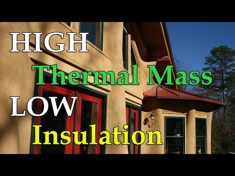How Does a Cob House Have High Thermal Mass But Low Insulation?