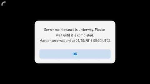 Now Server maintenance is underway. PES 2019 Android / Mobile