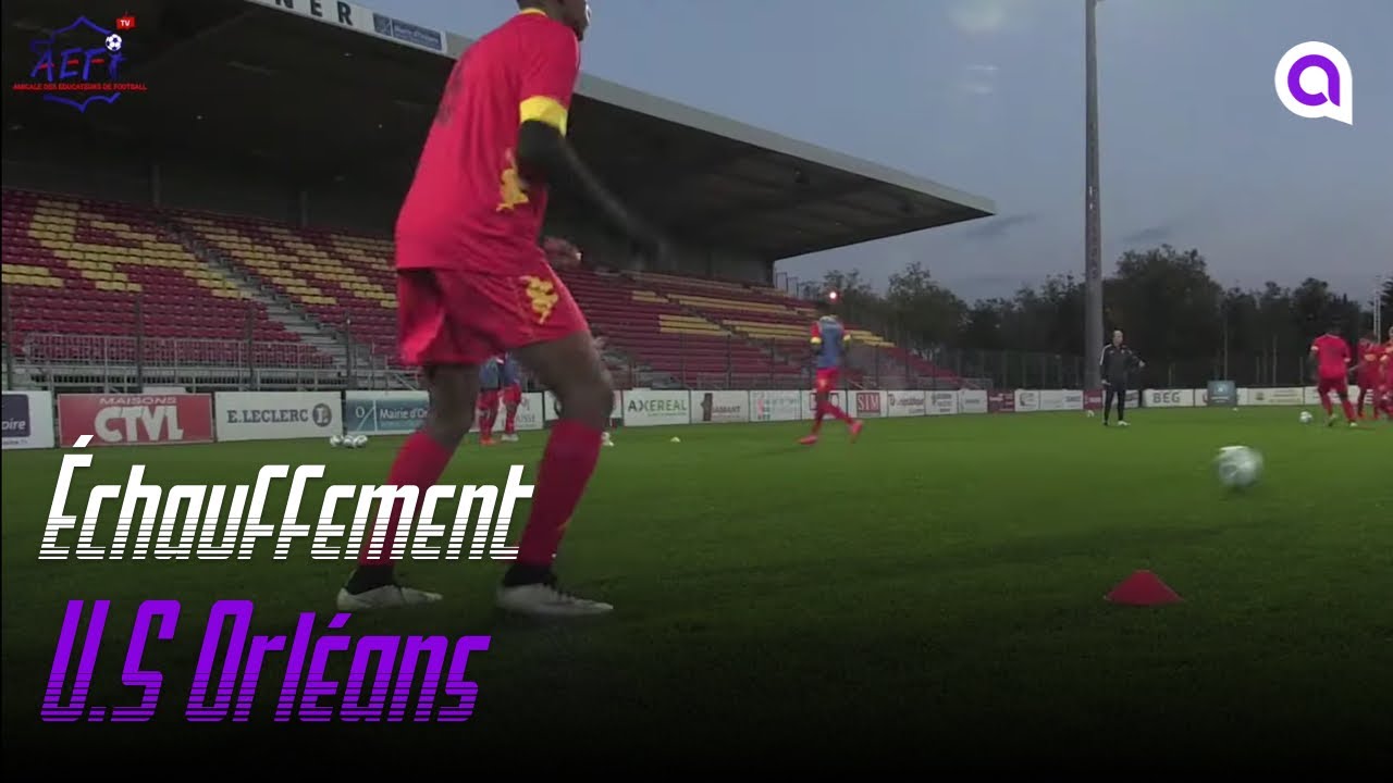 Échauffement d'avant séance - US Orléans U15