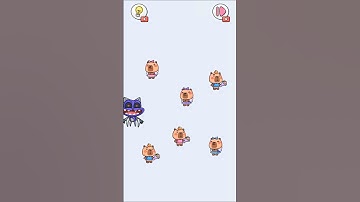 Capybara Friends Rush Draw Tricky Brain Puzzle #ytshorts 😍