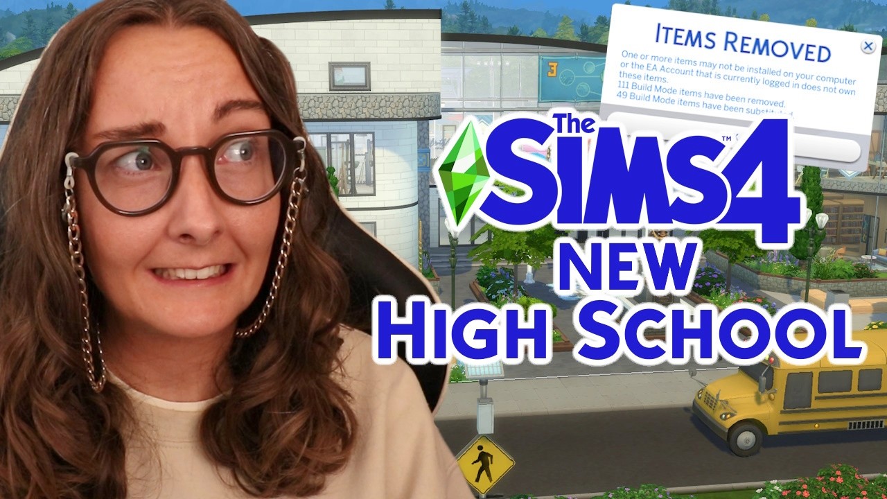 This new High School in Sims 4 Broke My Game...