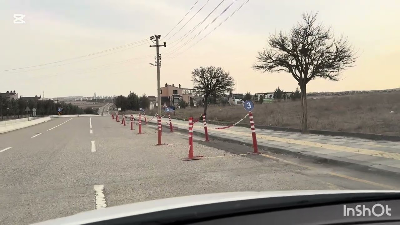 Gölbaşı sürücü kursu  1. Sınav Güzergahı