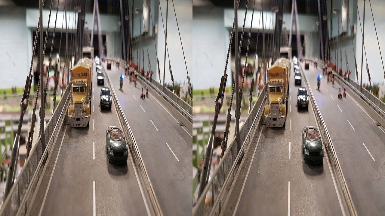 Miniatur Wunderland in 3D (Half-SbS) - YouTube