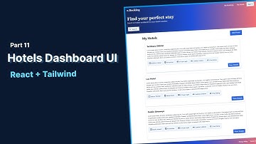 Build the My Hotels Dashboard | MERN Hotel Booking App Tutorial (Part 11)
