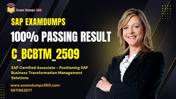 #SAP C_BCBTM_2509 | SAP Real Exam Questions | SAP Certification C_BCBTM_2509  |
