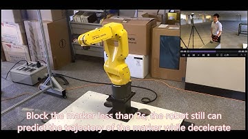 Position and orientation visual tracking in 6DOF robot