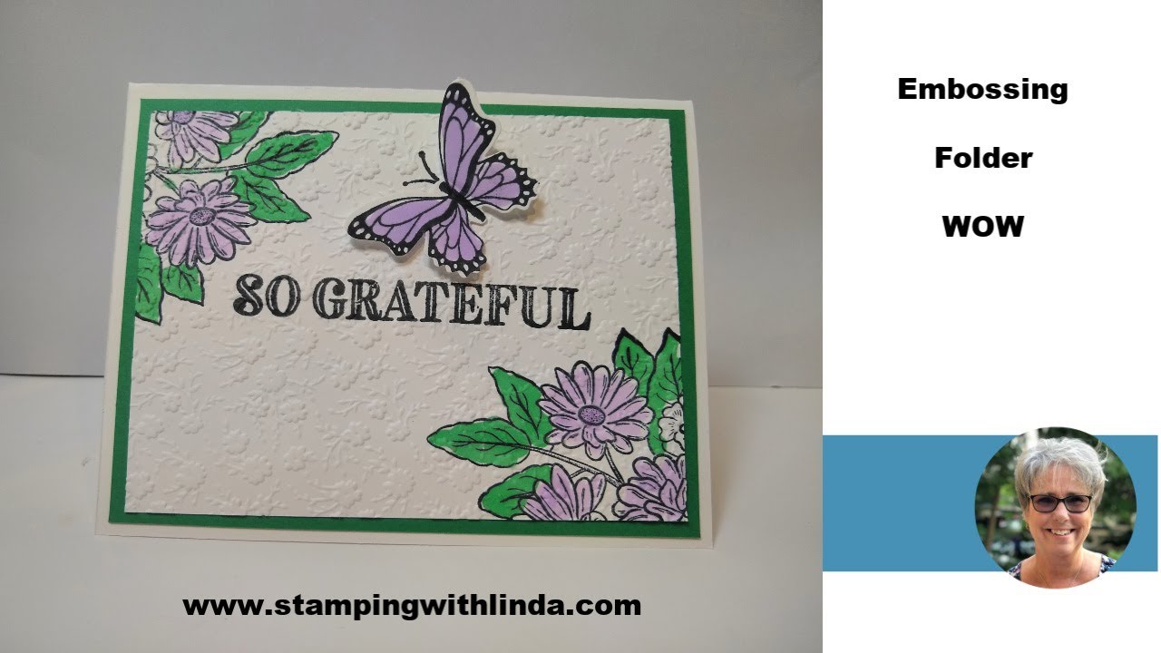 WOW Embossing Folder Technique - YouTube