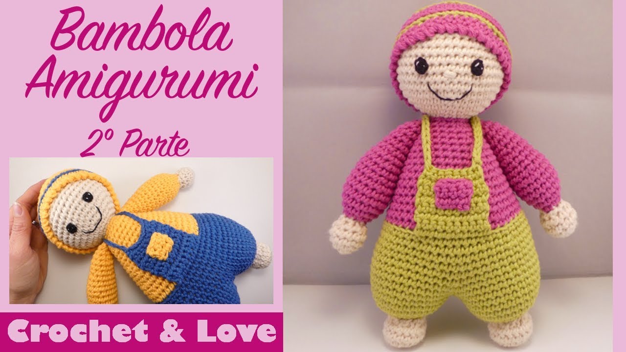 Tutorial Bambola Amigurumi Parte 2 (piedi, gambe e corpo)