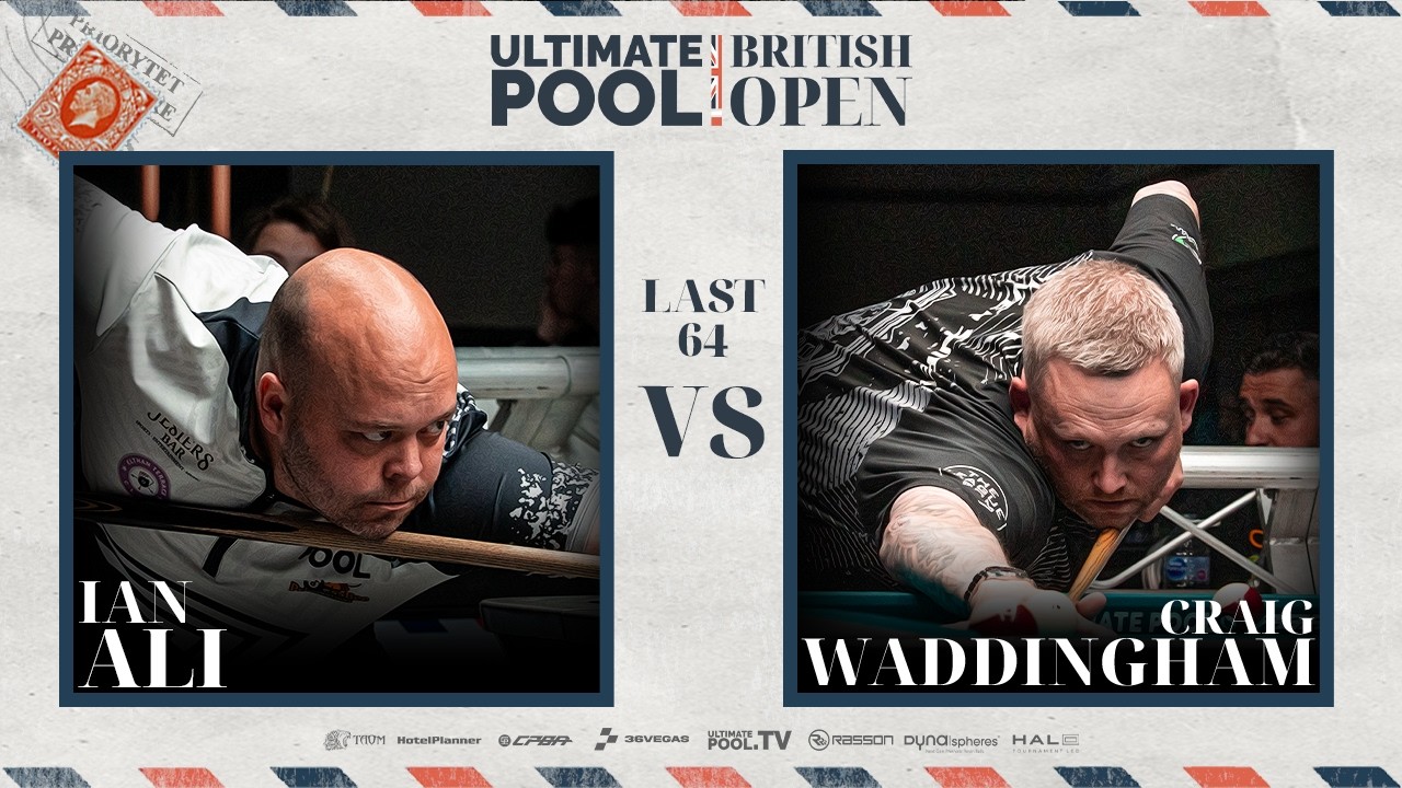 CuePoint billiards news cover image for Fist Bump Celebration Marks Key Match at UP British Open 2026