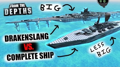 Drakenslang vs. Complete Ship! 👍🐉From the Depths Combat Testing