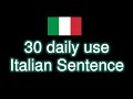 30 daily use italian sentences | easy italian