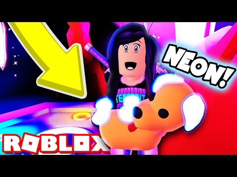 getting-a-neon-dog-pet-and-naming-it-spike-in-roblox-adopt-me!