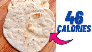 low calorie bread in just 15 minutes-pita bread recipe