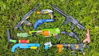 Hunting Nerf Assault Rifle, Shotgun, AK47, Sniper Rifle, Nerf Pistol, Play Nerf Guns Youtube EPS 25