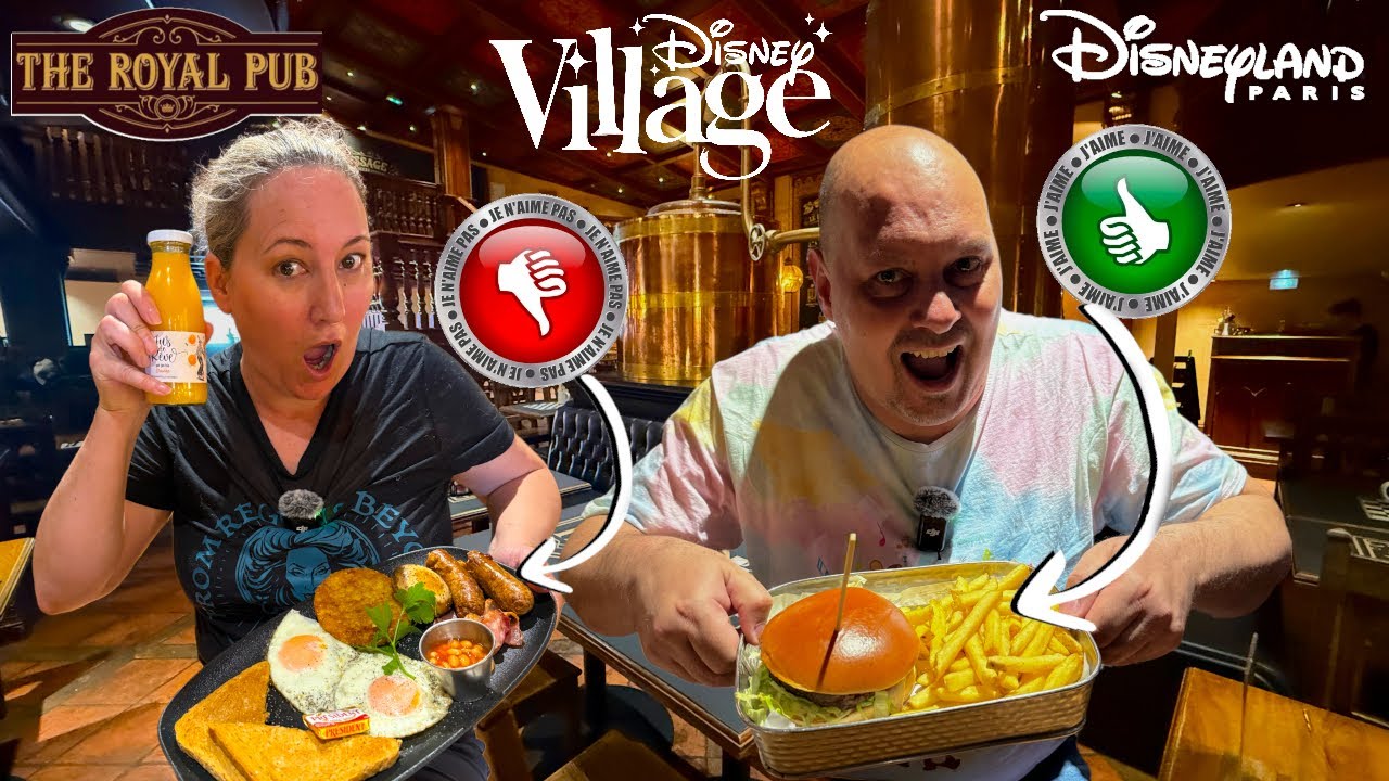 ENORME DECEPTION AU RESTAURANT THE ROYAL PUB A DISNEYLAND PARIS