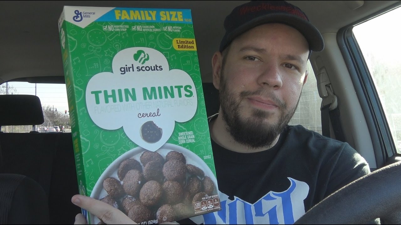Girl Scouts Thin Mints Cereal Review - CarBS
