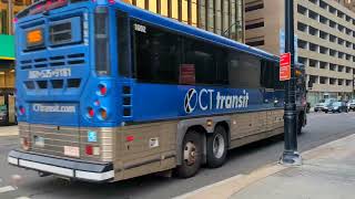CT Transit: Hartford Express Bus Action on Main Street & Central Row + More!