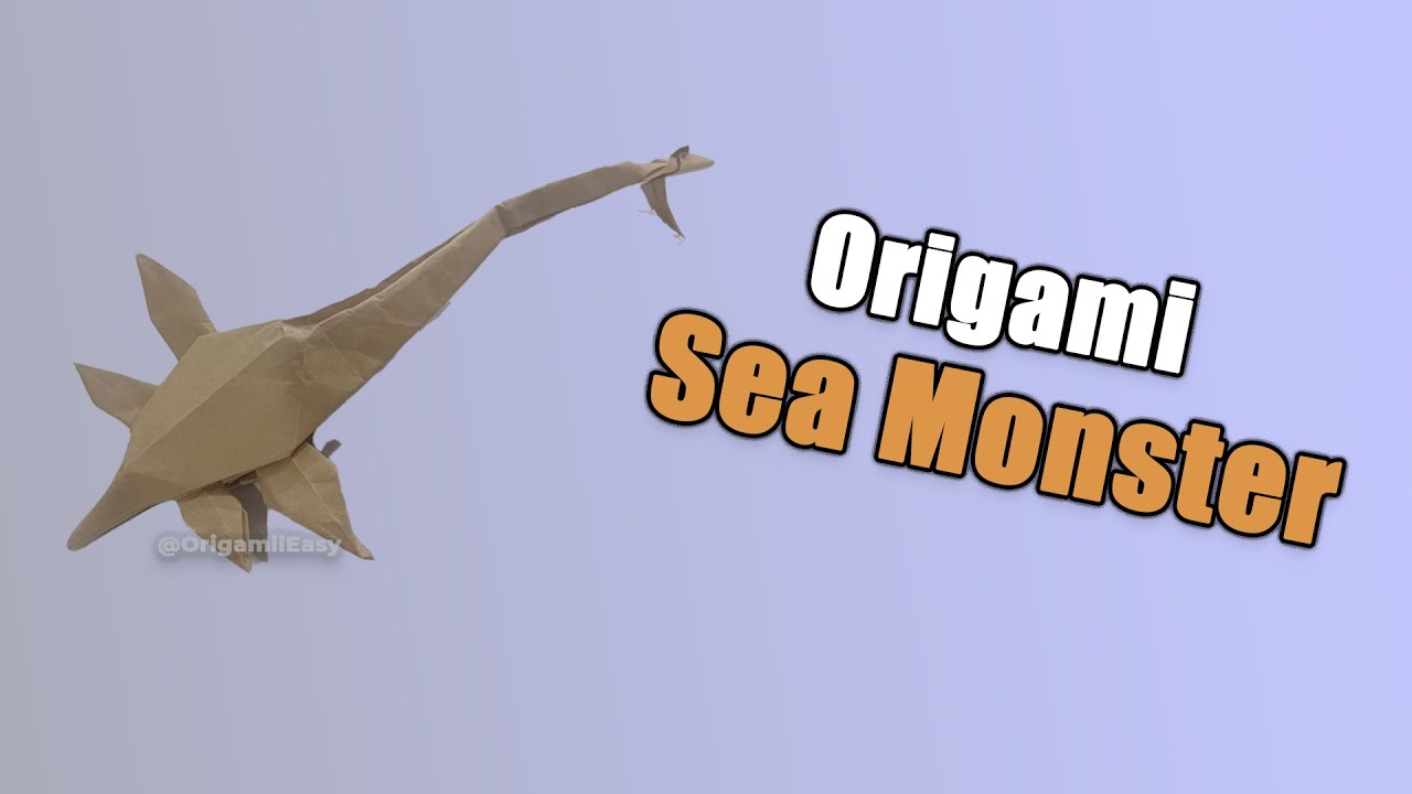 How to Fold a Sea Monster Out of Paper