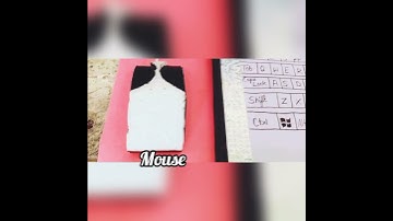 #ComputerProject making from thermocol #Computer & Its parts #SchoolProject #Crafts #Shorts ❤️