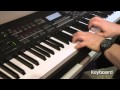Yamaha MOXF synth workstation at NAMM 2014