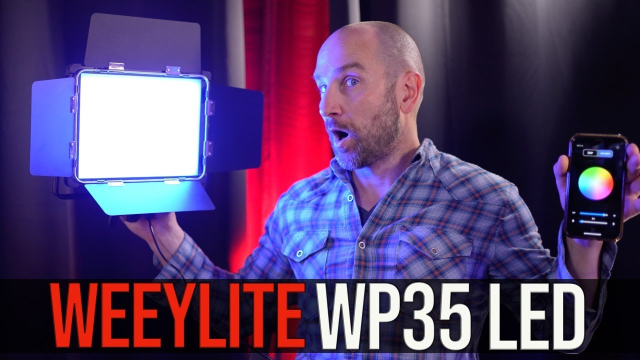 Best YouTube Studio RGB LED Light? Weeylite WP35 Review (vs Pixel P80