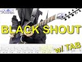 【TAB譜】Roselia - BLACK SHOUT【ギター弾いてみた】