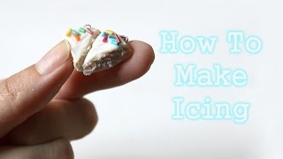 Tutorial How To Make Icing - Polymer Clay