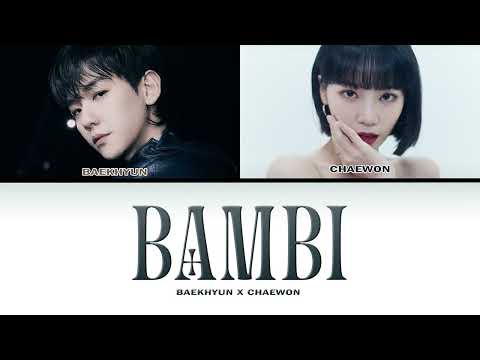 BAEKHYUN KIM CHAEWON From LE SSERAFIM Bambi Mashup Lyrics 