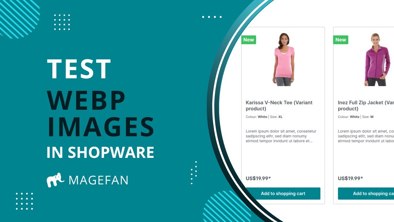 Test WebP images in Shopware | Webp Image format