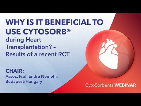 Why is it beneficial to use CytoSorb® during Heart Transplantation? | CytoSorbents Webinar 2023