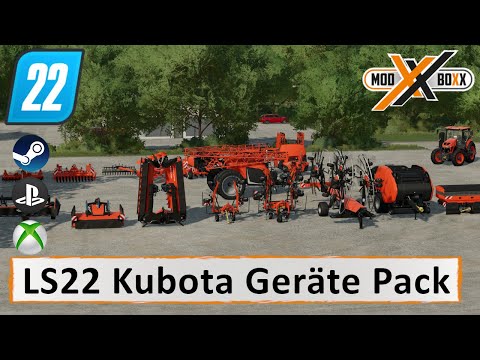 LS22 Mods | Kubota Geräte Pack | Landwirtschafts Simulator 22 |