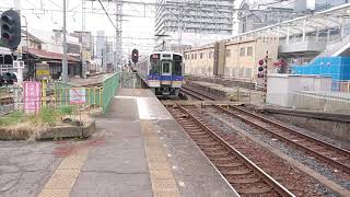 南海高野線 堺東駅 8000系(8013編成)回送通過