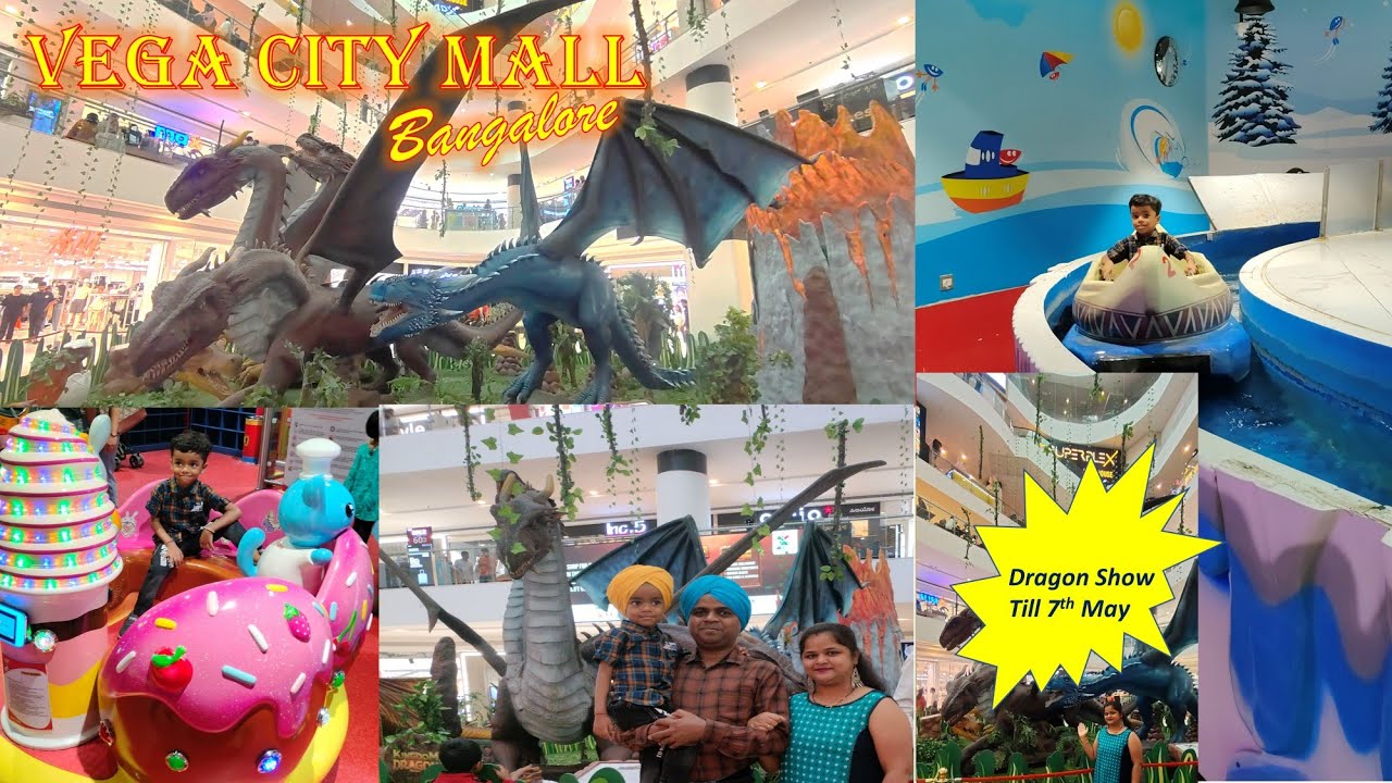 Vega City Mall Fun City Dragon Show in Vega City Mall Bangalore