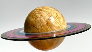 Wood Turning - Saturn, The Gas Giant