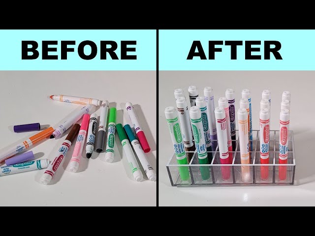 Crayola Marker Organizer Hack for Smart Parents 