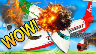 Lego Plane Crash   Airplane Chrashes