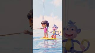Dora toys go wakeboarding! 🌊 #shorts