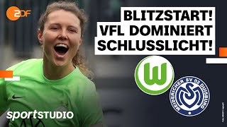 VfL Wolfsburg - MSV Duisburg | Frauen-Bundesliga, 8. Spieltag Saison 2023/24 | sportstudio