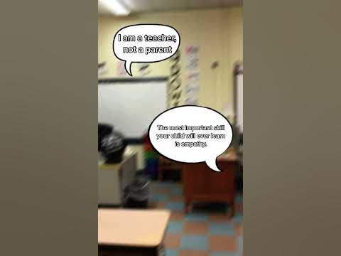 Things Teachers Wish They Could Tell Parents #shorts #teacher #teachers