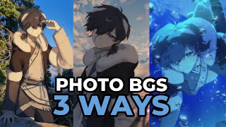 3 Ways to Use Photos for Backgrounds